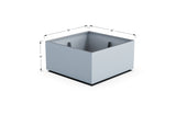 Aluminum Square & Cube Planter – 12" to 24" H