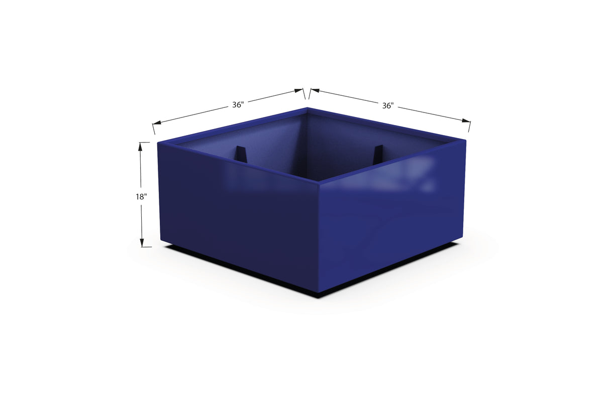 Aluminum Square & Cube Planter – 12" to 24" H