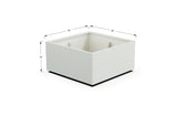 Aluminum Square & Cube Planter – 12" to 24" H