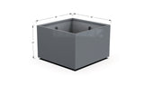 Aluminum Square & Cube Planter – 12" to 24" H