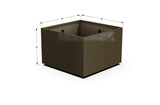 Aluminum Square & Cube Planter – 12" to 24" H