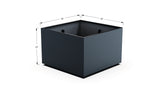 Aluminum Square & Cube Planter – 12" to 24" H