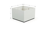 Aluminum Square & Cube Planter – 12" to 24" H