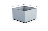 Aluminum Square & Cube Planter – 12" to 24" H
