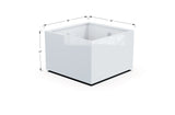 Aluminum Square & Cube Planter – 12" to 24" H