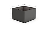 Aluminum Square & Cube Planter – 12" to 24" H