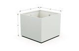 Aluminum Square & Cube Planter – 28" to 48" H