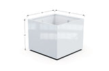 Aluminum Square & Cube Planter – 28" to 48" H