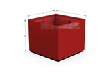 Aluminum Square & Cube Planter – 28" to 48" H