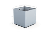 Aluminum Square & Cube Planter – 28" to 48" H