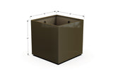 Aluminum Square & Cube Planter – 28" to 48" H