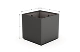 Aluminum Square & Cube Planter – 28" to 48" H