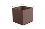 Aluminum Square & Cube Planter – 28" to 48" H