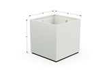 Aluminum Square & Cube Planter – 28" to 48" H