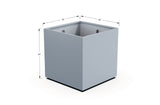 Aluminum Square & Cube Planter – 28" to 48" H