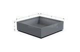 Aluminum Square & Cube Planter – 12" to 24" H