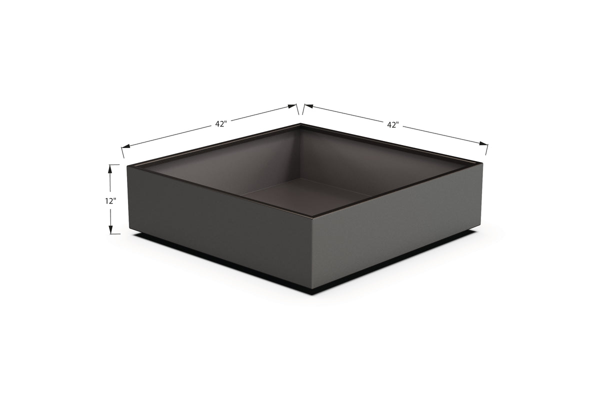 Aluminum Square & Cube Planter – 12" to 24" H