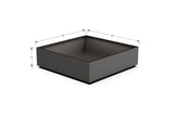 Aluminum Square & Cube Planter – 12" to 24" H