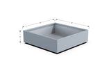 Aluminum Square & Cube Planter – 12" to 24" H