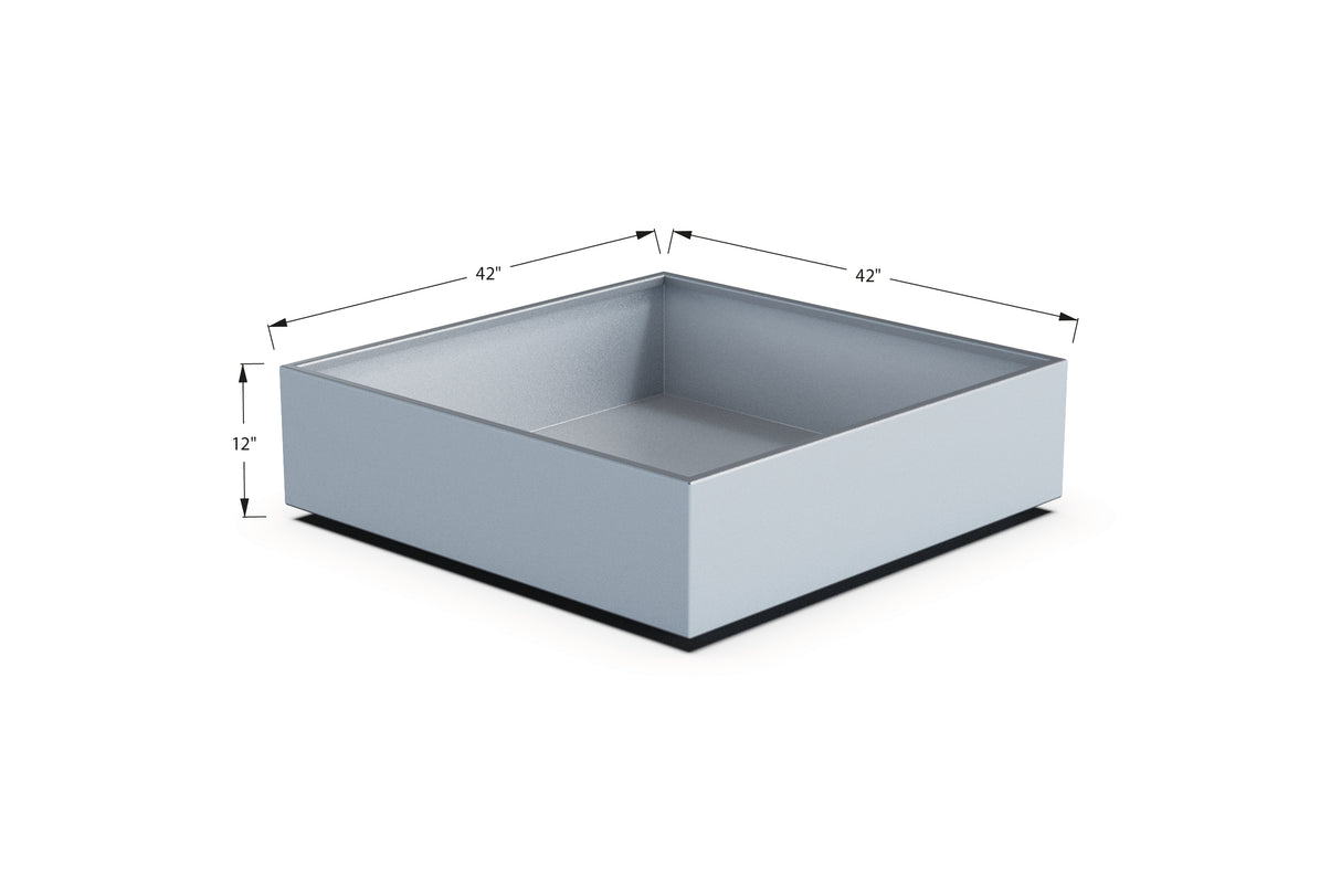 Aluminum Square & Cube Planter – 12" to 24" H