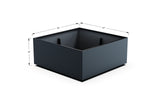 Aluminum Square & Cube Planter – 12" to 24" H