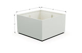 Aluminum Square & Cube Planter – 12" to 24" H