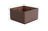 Aluminum Square & Cube Planter – 12" to 24" H