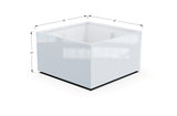 Aluminum Square & Cube Planter – 12" to 24" H