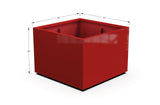 Aluminum Square & Cube Planter – 28" to 48" H