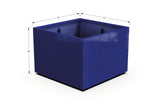 Aluminum Square & Cube Planter – 28" to 48" H