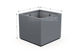 Aluminum Square & Cube Planter – 28" to 48" H