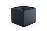 Aluminum Square & Cube Planter – 28" to 48" H