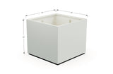 Aluminum Square & Cube Planter – 28" to 48" H