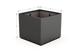 Aluminum Square & Cube Planter – 28" to 48" H