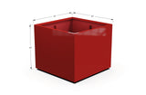 Aluminum Square & Cube Planter – 28" to 48" H