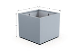 Aluminum Square & Cube Planter – 28" to 48" H