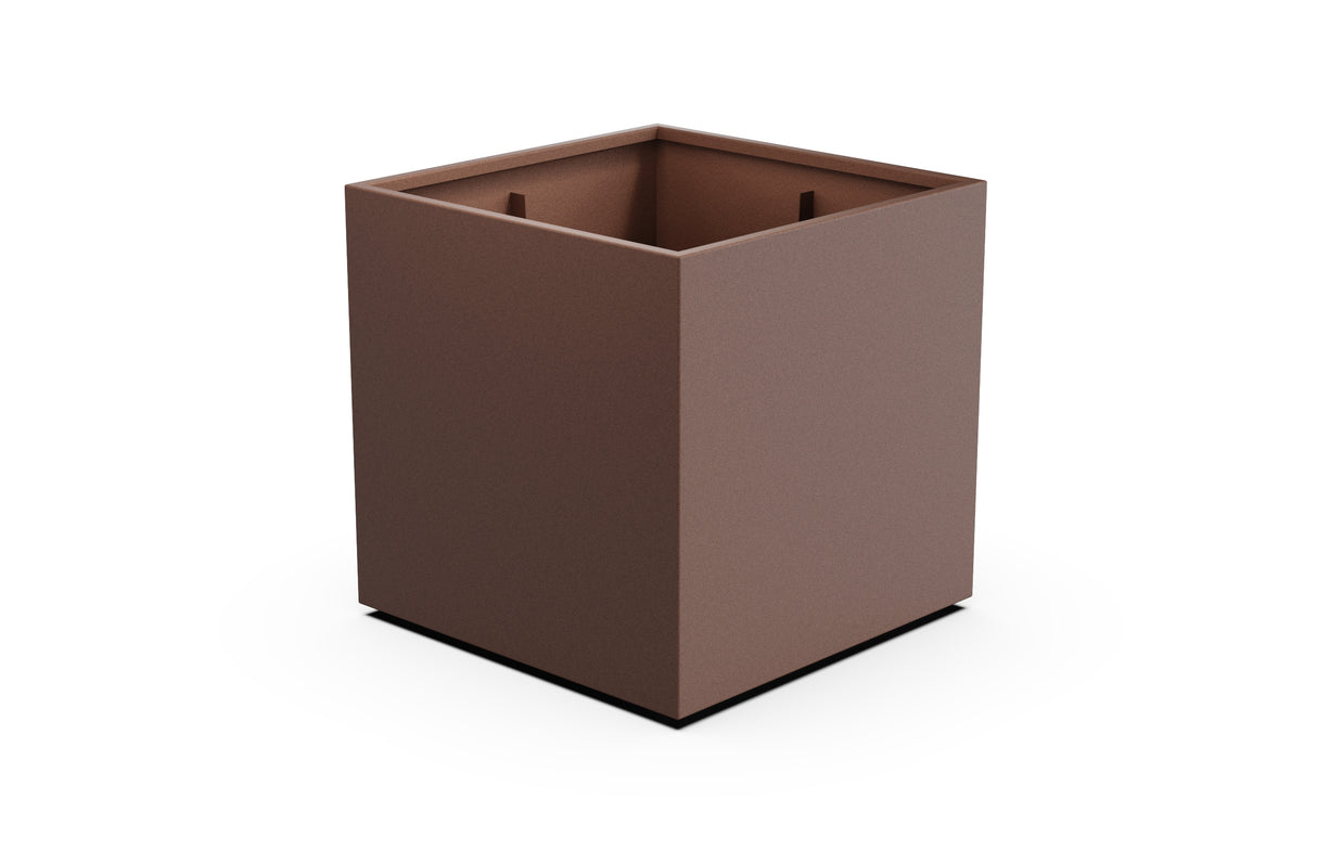 Aluminum Square & Cube Planter – 28" to 48" H