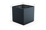 Aluminum Square & Cube Planter – 28" to 48" H