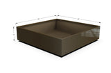 Aluminum Square & Cube Planter – 12" to 24" H