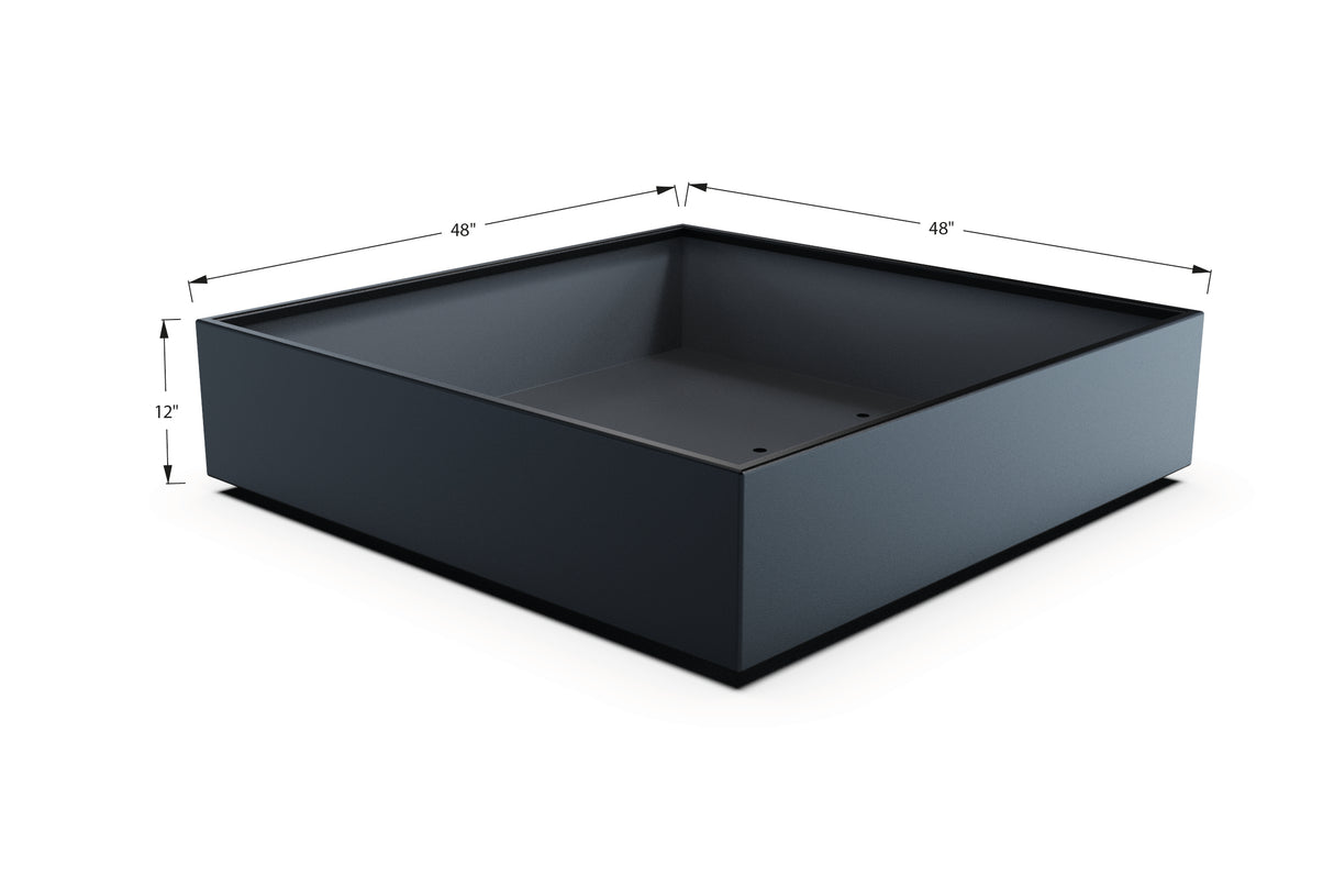 Aluminum Square & Cube Planter – 12" to 24" H