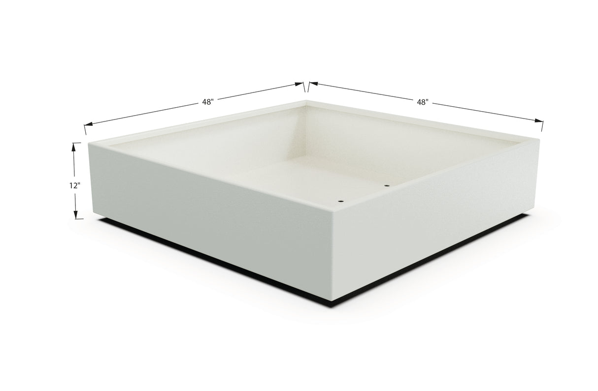 Aluminum Square & Cube Planter – 12" to 24" H