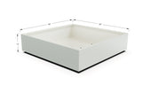 Aluminum Square & Cube Planter – 12" to 24" H