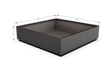Aluminum Square & Cube Planter – 12" to 24" H