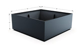 Aluminum Square & Cube Planter – 12" to 24" H
