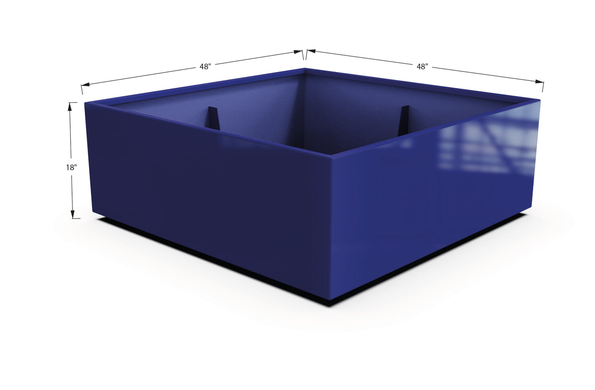 Aluminum Square & Cube Planter – 12" to 24" H