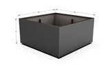Aluminum Square & Cube Planter – 12" to 24" H