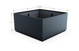 Aluminum Square & Cube Planter – 12" to 24" H