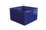 Aluminum Square & Cube Planter – 28" to 48" H