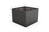 Aluminum Square & Cube Planter – 28" to 48" H