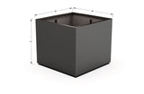 Aluminum Square & Cube Planter – 28" to 48" H